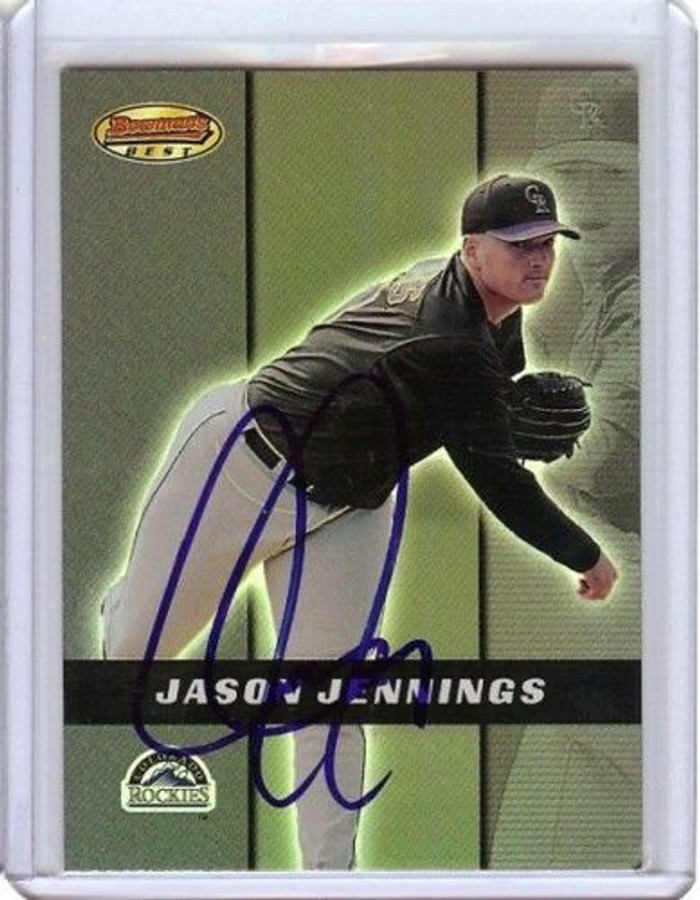 Jason Jennings 2000 Bowman'S Best Card Auto Autograph