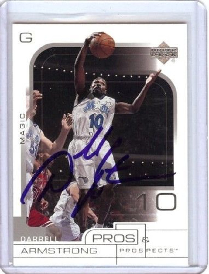 Darrell Armstrong 01-02 Pros & Prospects Auto Autograph