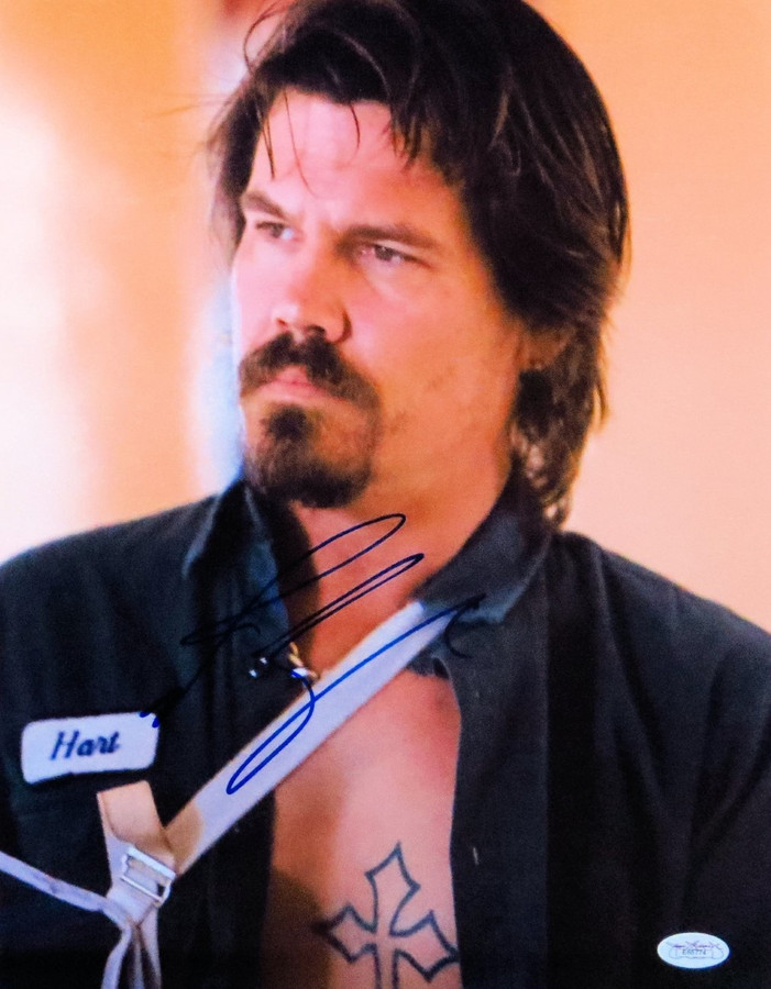 Josh Brolin Signed Autographed 11X14 Photo Sexy Arm in Sling JSA E65774