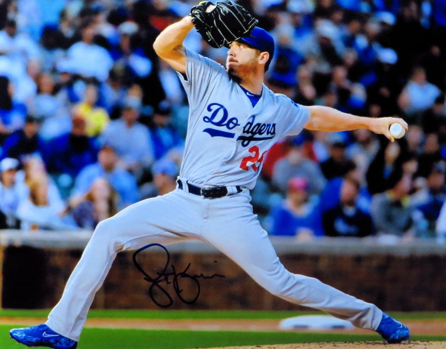 Scott Kazmir Signed Autographed 11X14 Photo LA Dodgers Road Ball in Hand w/COA