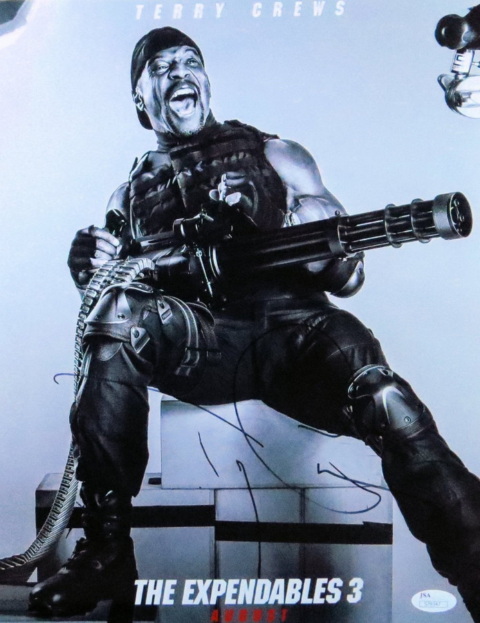 Terry Crews Signed Autographed 11X14 Photo The Expendables 3 JSA S79347
