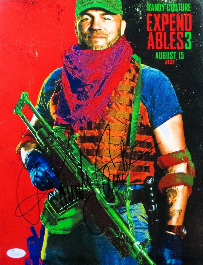 Randy Courture Signed Autographed 11X14 Photo The Expendables 3 JSA S79348