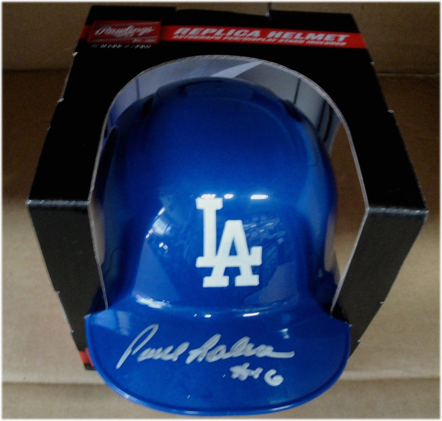 Paul Lo Duca Hand Signed Autographed Mini Helmet Los Angeles Dodgers #6 w/COA