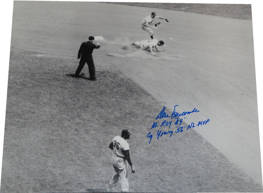 Don Newcombe Hand Signed Autographed 16x20 Photo Los Angeles Brooklyn Dodgers