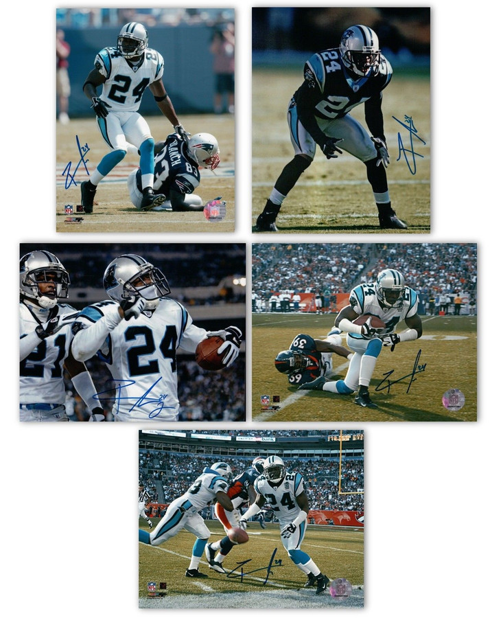 Ricky Manning Jr. Signed 8X10 Photo Autograph Panthers Auto w/COA - 5 Different