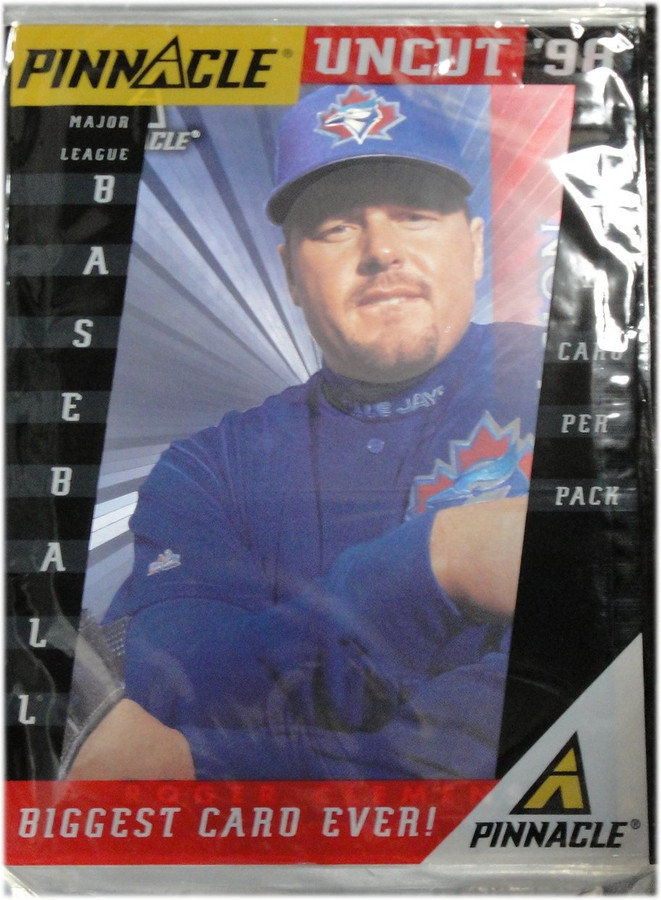 Roger Clemens Jumbo Pinnacle Trading Card Still Factory Sealed 16x20