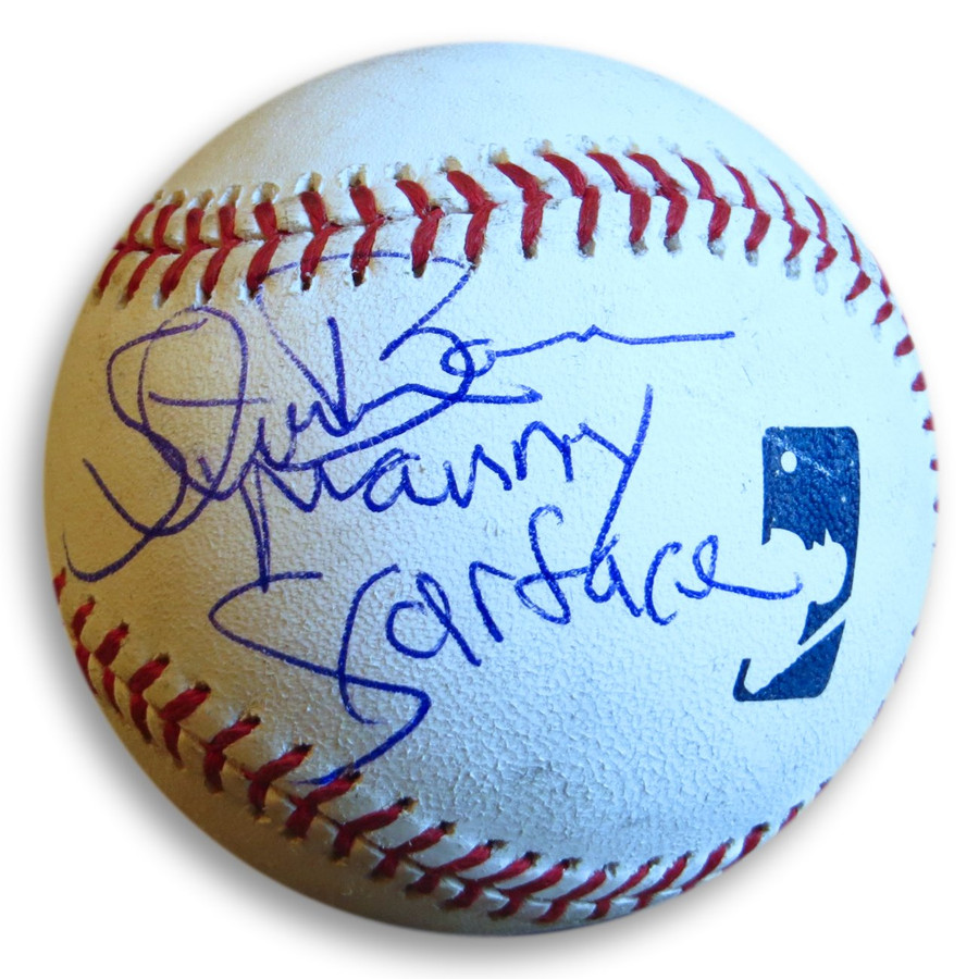 Steven Bauer Signed Autographed Baseball Scarface "Manny" Inscribed JSA S71463