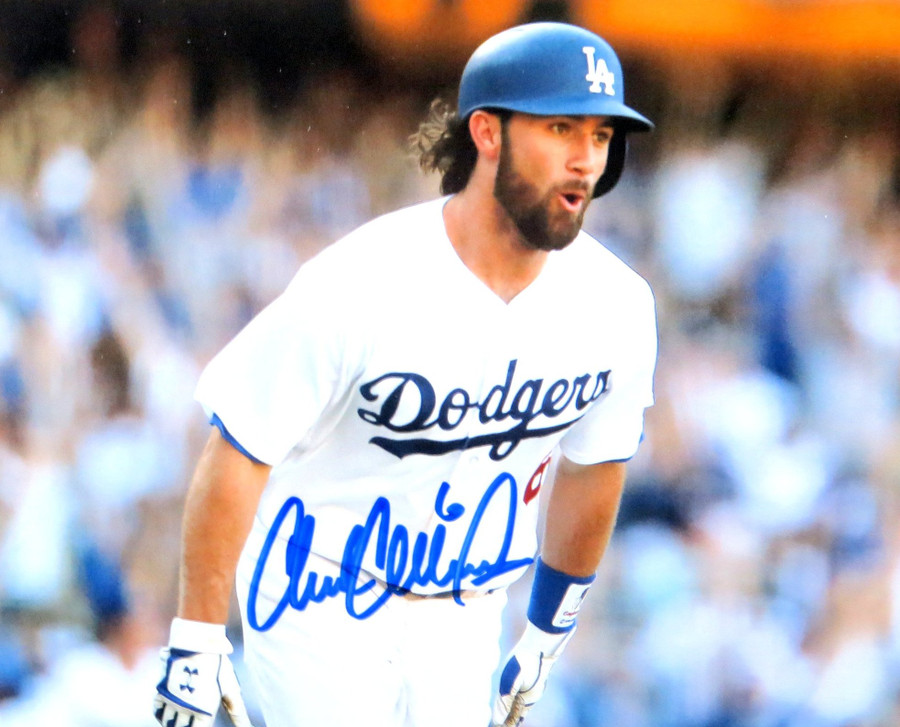 Charlie Culberson Autographed 8X10 Photo LA Dodgers Walk-Off Close-Up w/COA