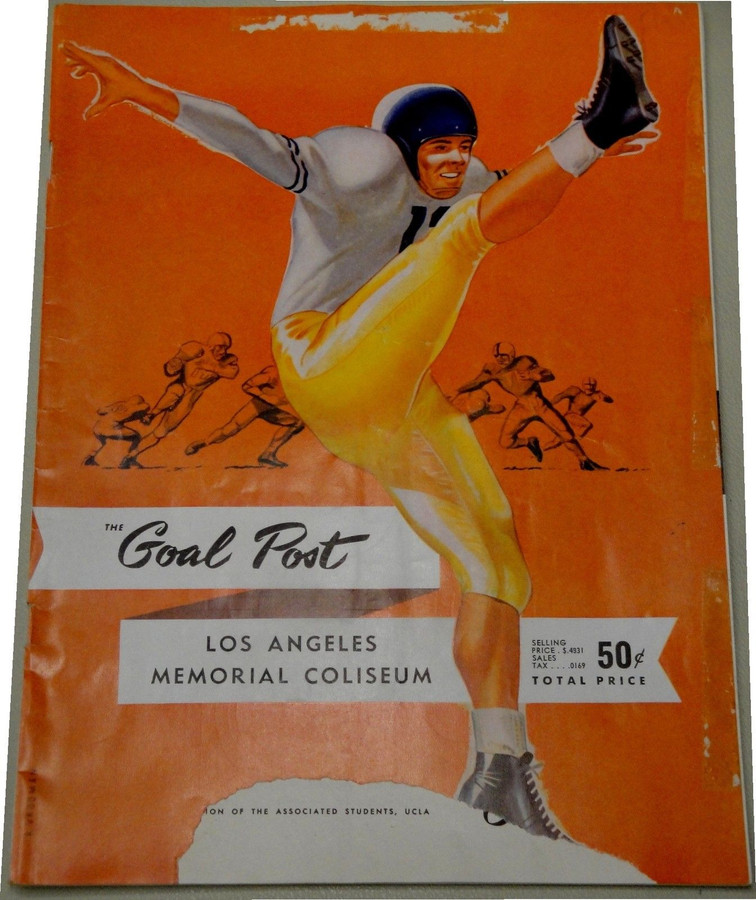 Washington State VS UCLA Goal Post Football Program October 24, 1953