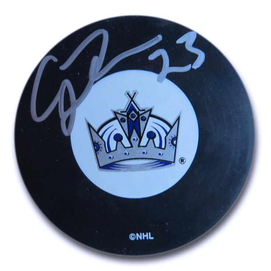 Craig Johnson Signed Autographed NHL Puck Los Angeles Kings Silver Ink w/COA