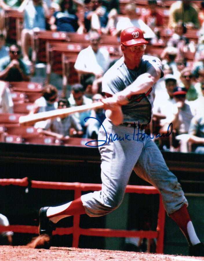 Frank Howard Signed 8X10 Photo Autograph Washington Senators Swinging Auto COA