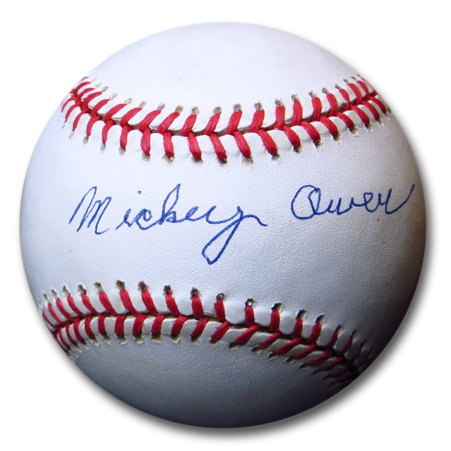 Mickey Owen Signed Autographed NL Baseball Brooklyn Dodgers Beckett B36218