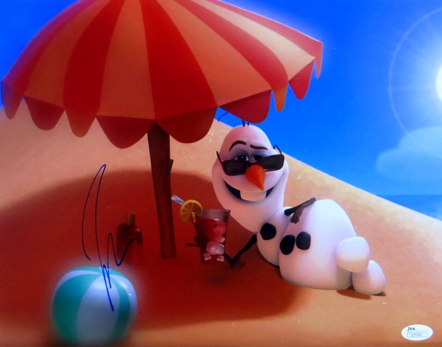 Josh Gadd Signed Autographed 11X14 Photo Frozen Olaf Voice on Beach JSA U76361