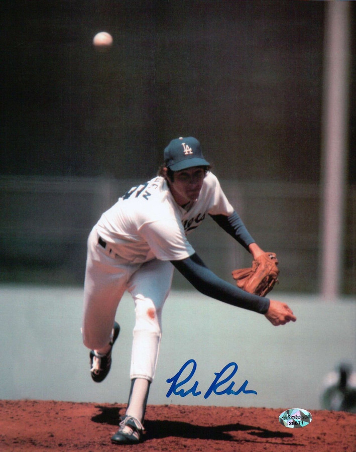 Rick Rhoden Signed 8X10 Photo Autograph Los Angeles Dodgers After Pitch Auto COA
