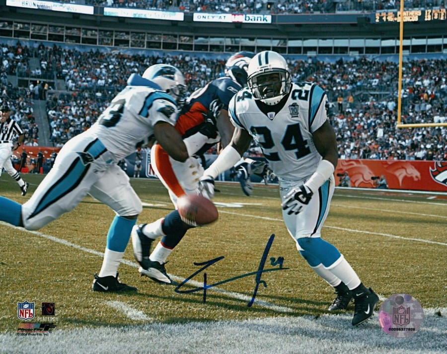 Ricky Manning Jr. Signed 8X10 Photo Autograph Panthers vs. Broncos Auto w/COA