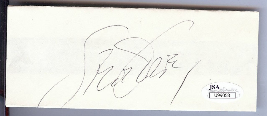 Steve Garvey Signed Autographed 2.5X6 Paper Cut Dodgers Padres Star JSA U99058