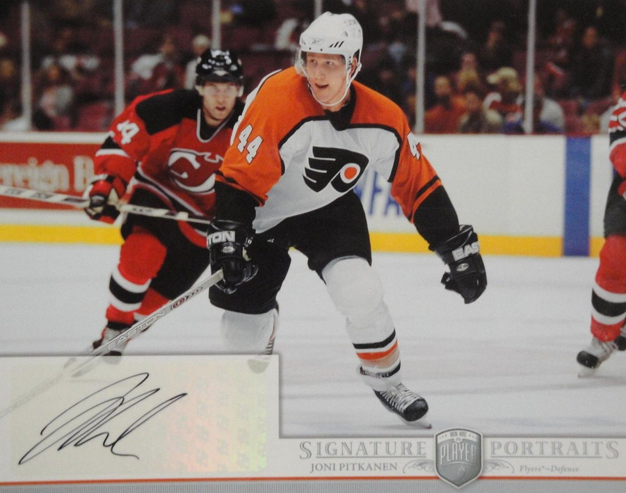 Joni Pitkanen Hand Signed Autographed 8x10 Photo Upper Deck Authenticated
