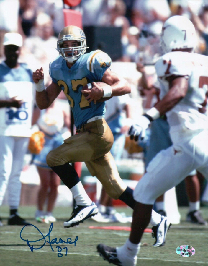 Danny Farmer Signed 8X10 Photo Autograph "87" UCLA Bruins Running Auto w/COA