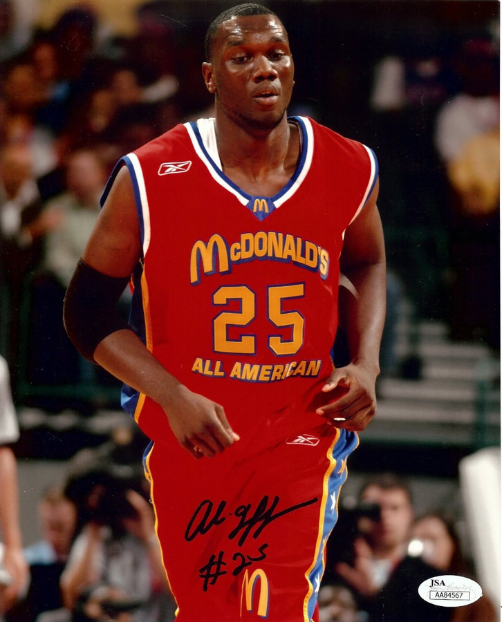 Al Jefferson Signed Autographed 8X10 Photo McDonalds All-American JSA AA84567