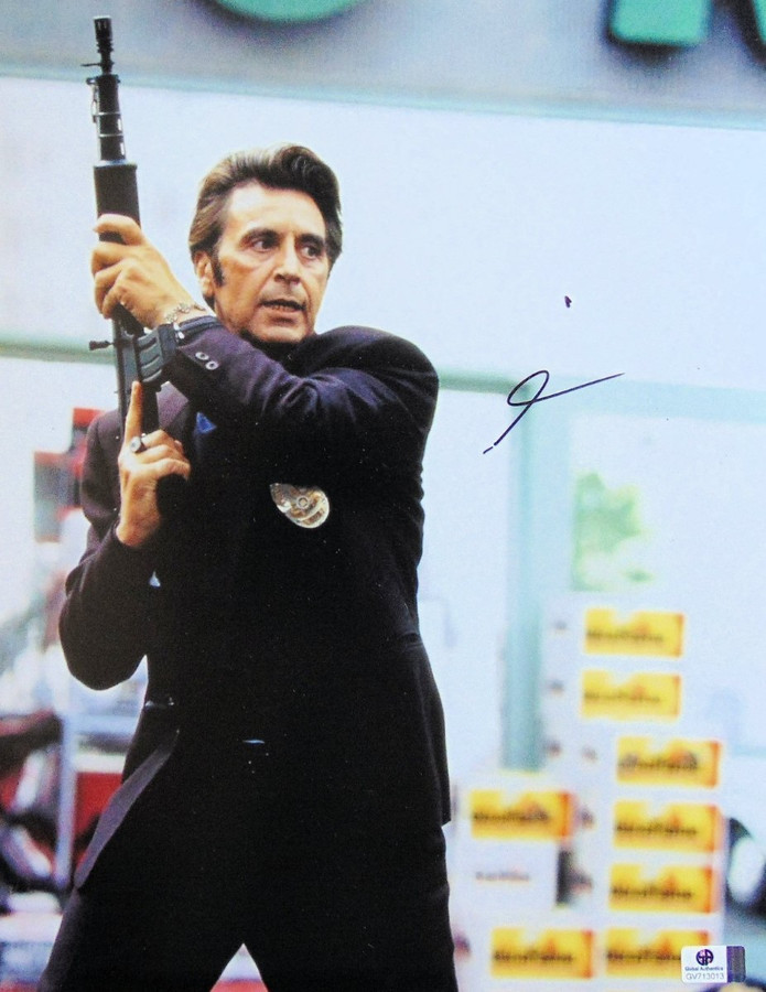 Al Pacino Signed Autographed 11X14 Photo Heat Vincent Hanna w/Gun GV713013