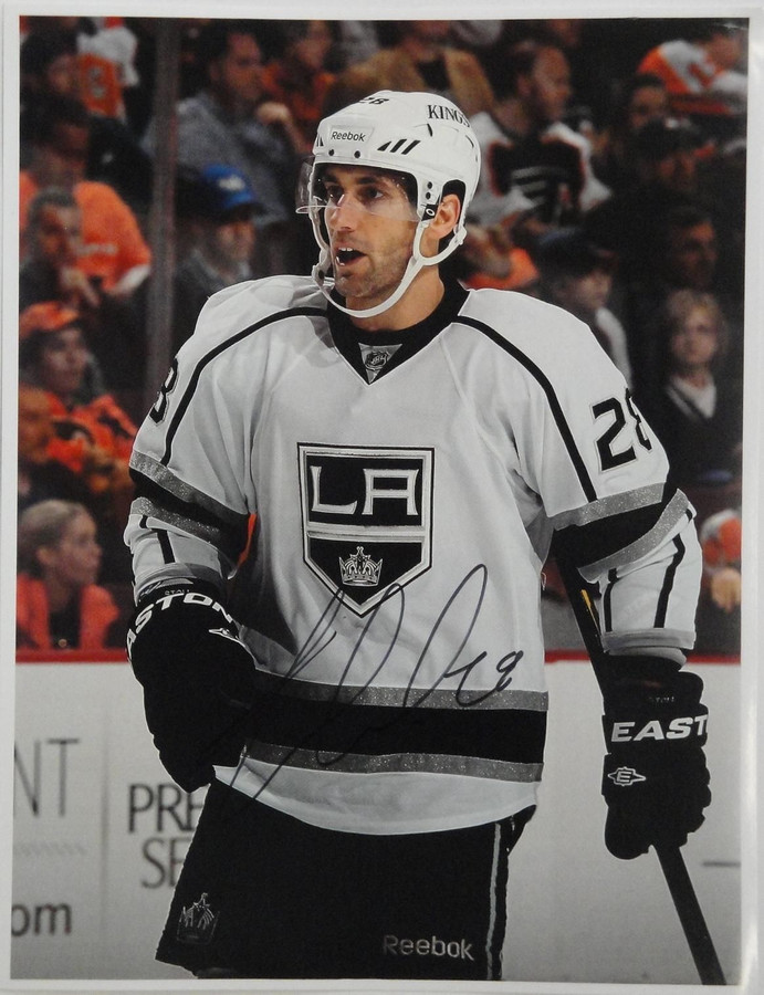 Jarrett Stoll Hand Signed Autographed 8x10 Photo Los Angeles Kings White W/ COA