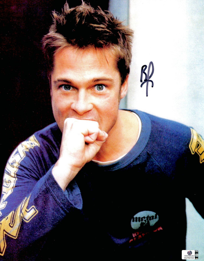 Brad Pitt Signed Autographed 11X14 Photo Vintage Young GV750723