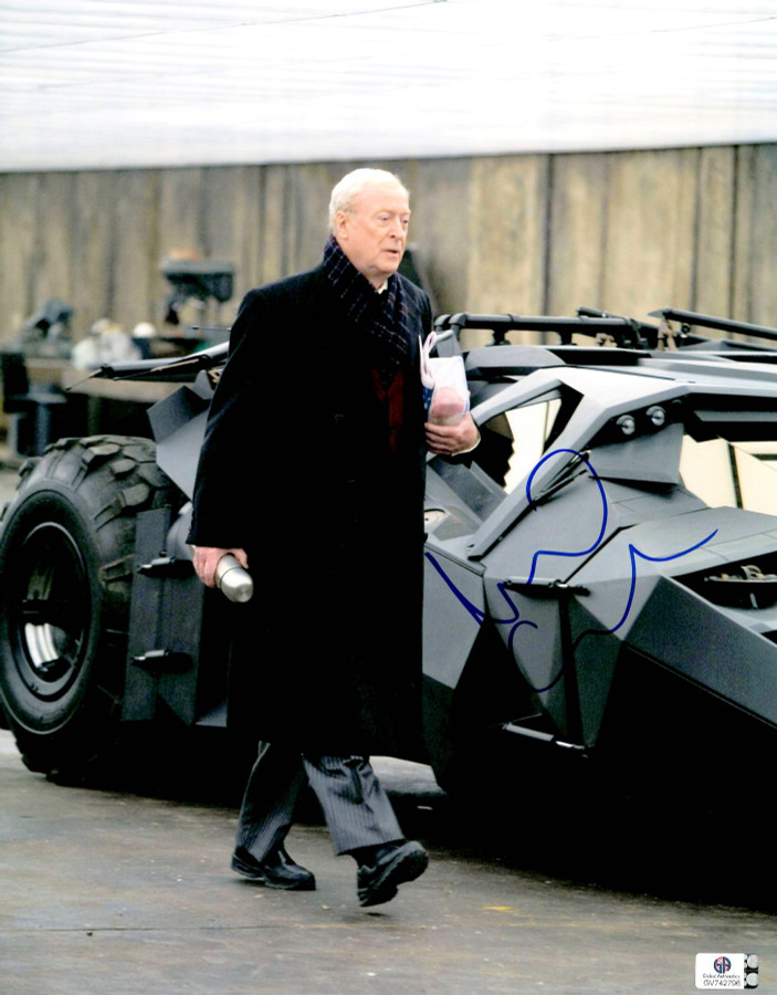 Michael Caine Signed Autographed 11X14 Photo The Dark Knight Alfred GV742796