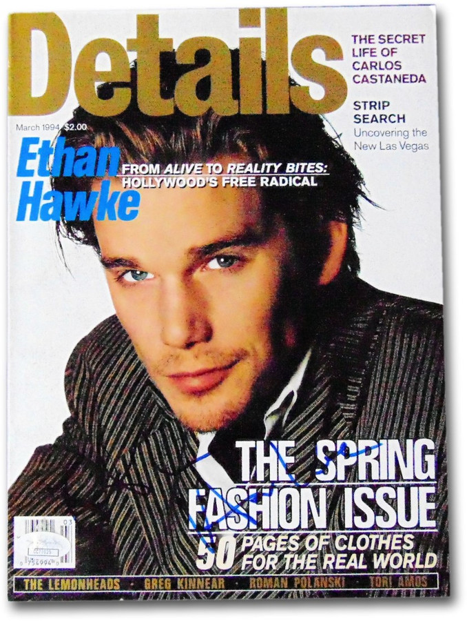 Ethan Hawke Signed Autographed Details Magazine March 1994 JSA CC77025