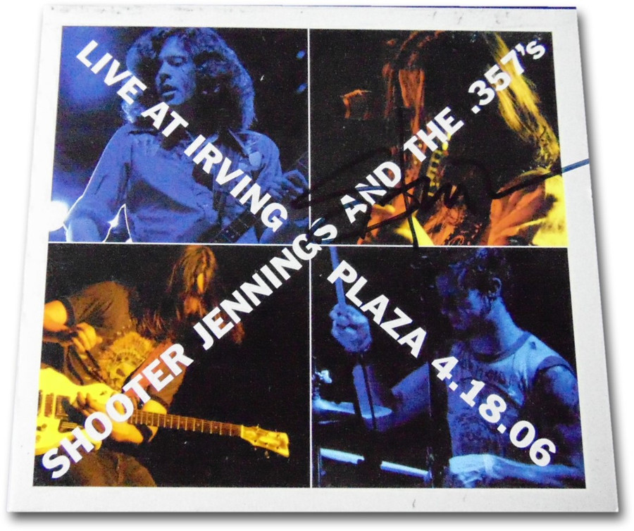 Shooter Jennings Autographed CD Cover The .357s Live at Irving Plaza JSA CC77057
