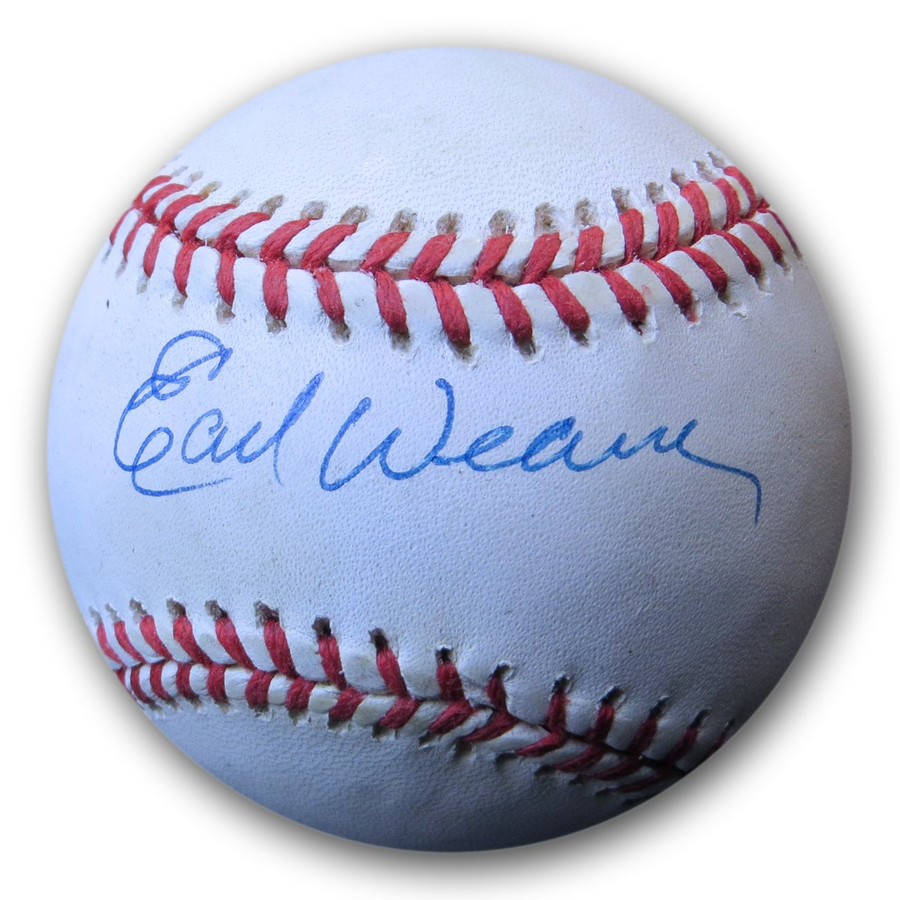 Earl Weaver Signed Baseball, Autographed Earl Weaver Baseball