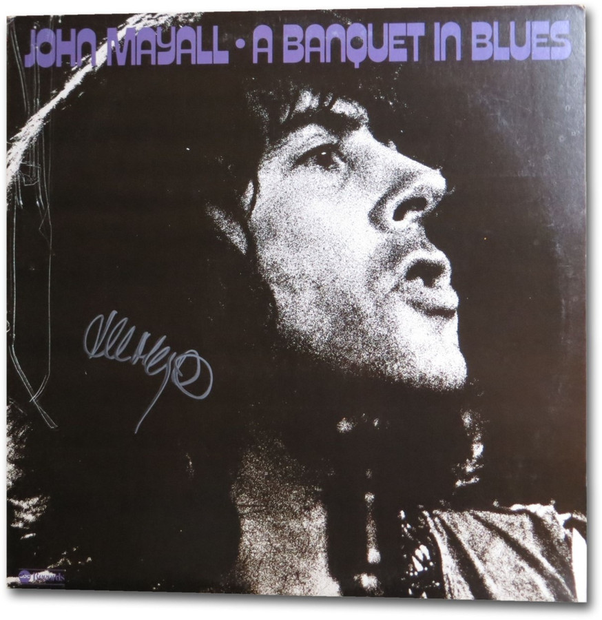 John Mayall Signed Autographed Album Cover A Banquet in Blues JSA DD36013