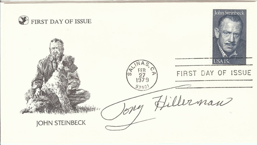 Tony Hillerman Signed Autographed 1st Day Issue Cachet Author PSA M58708