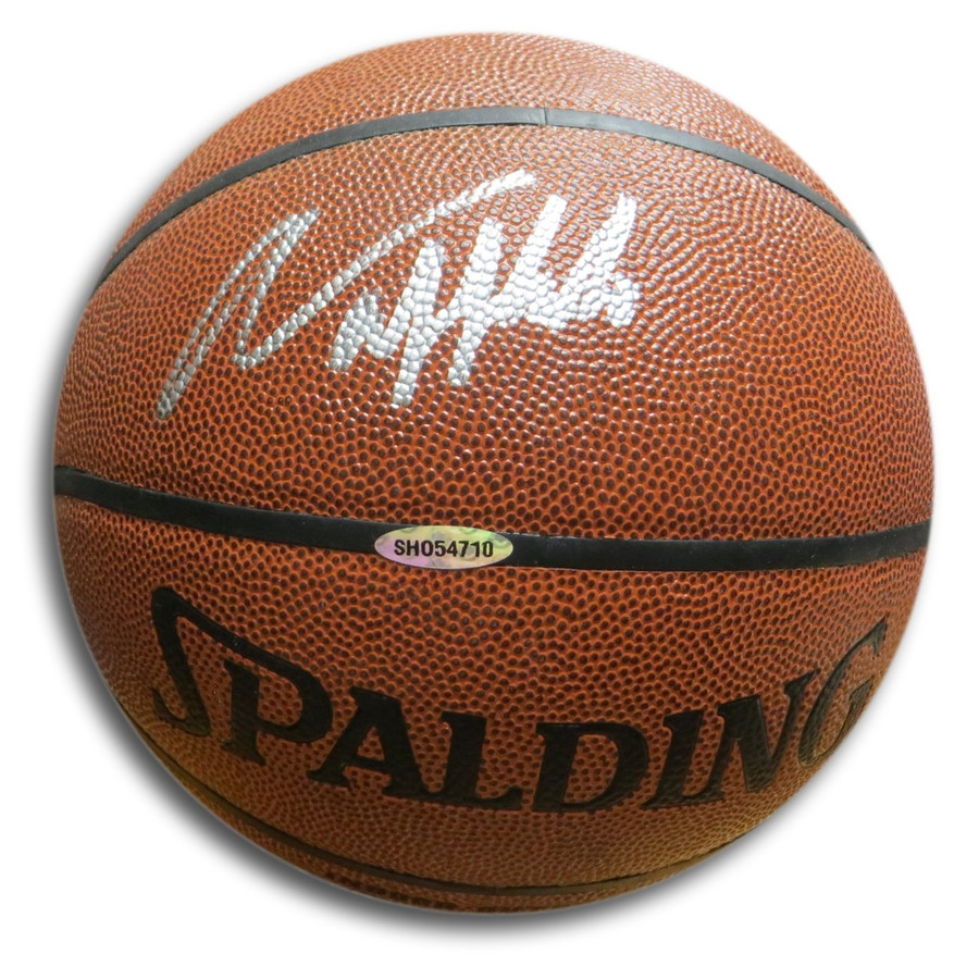 knicks autographed basketball