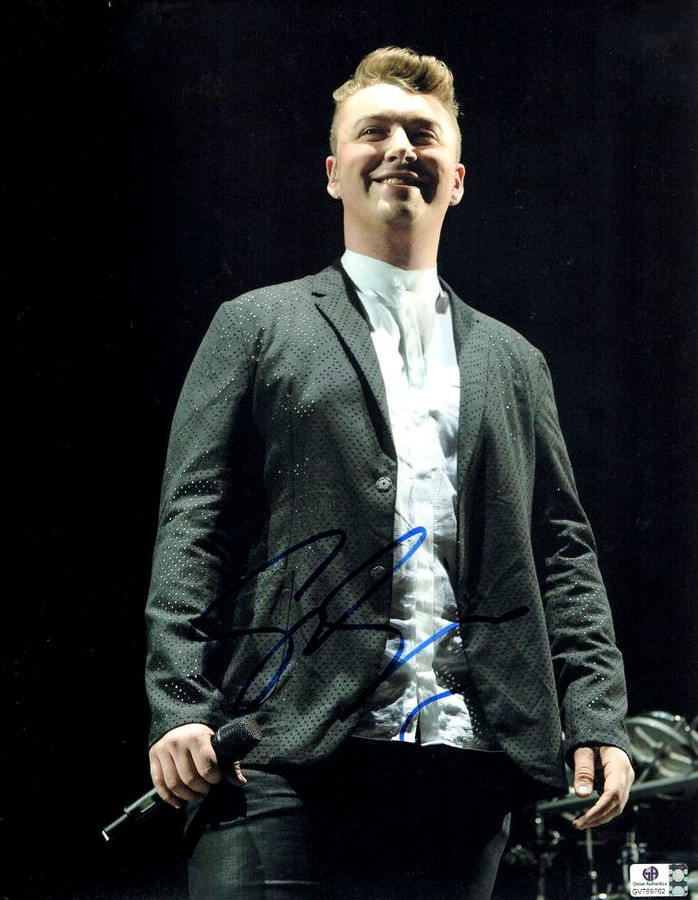 Sam Smith Signed Autographed 11X14 Photo Sexy Smiling on Stage GV769762