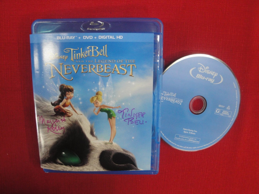Margaret Kerry Hand Signed Autographed Neverbeast Tinker Bell Blue-ray JSA