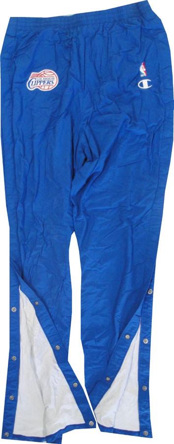 Los Angeles Clippers Champion Game Used Tear Away Pants #33 Size 40