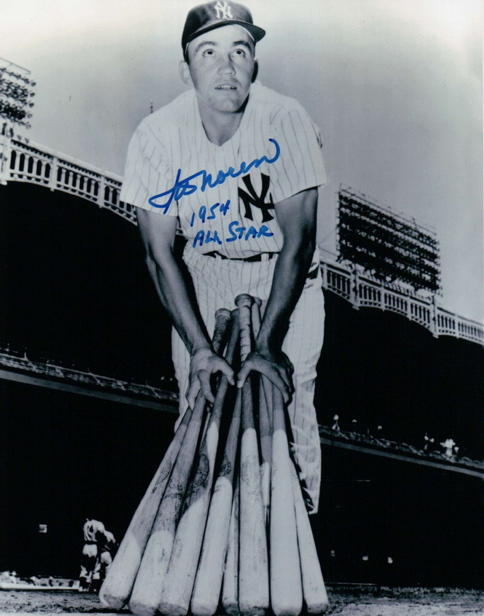 Irv Noren Signed Autographed 8X10 Photo NY Yankees "1954 All Star" Bats w/COA