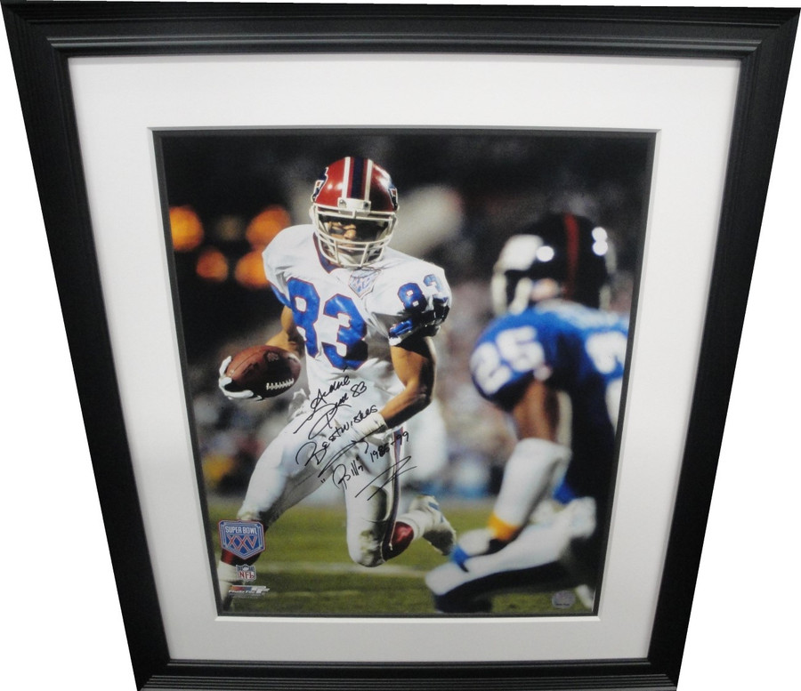 Andre Reed Signed 3D Jersey Photo Autograph COA 16X20 Inscribed Buffalo  Bills