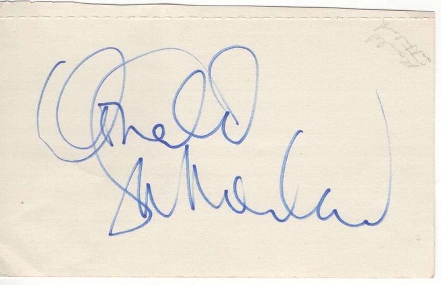 Donald Sutherland Signed Autographed Index Card Legendary Actor JSA FF53009