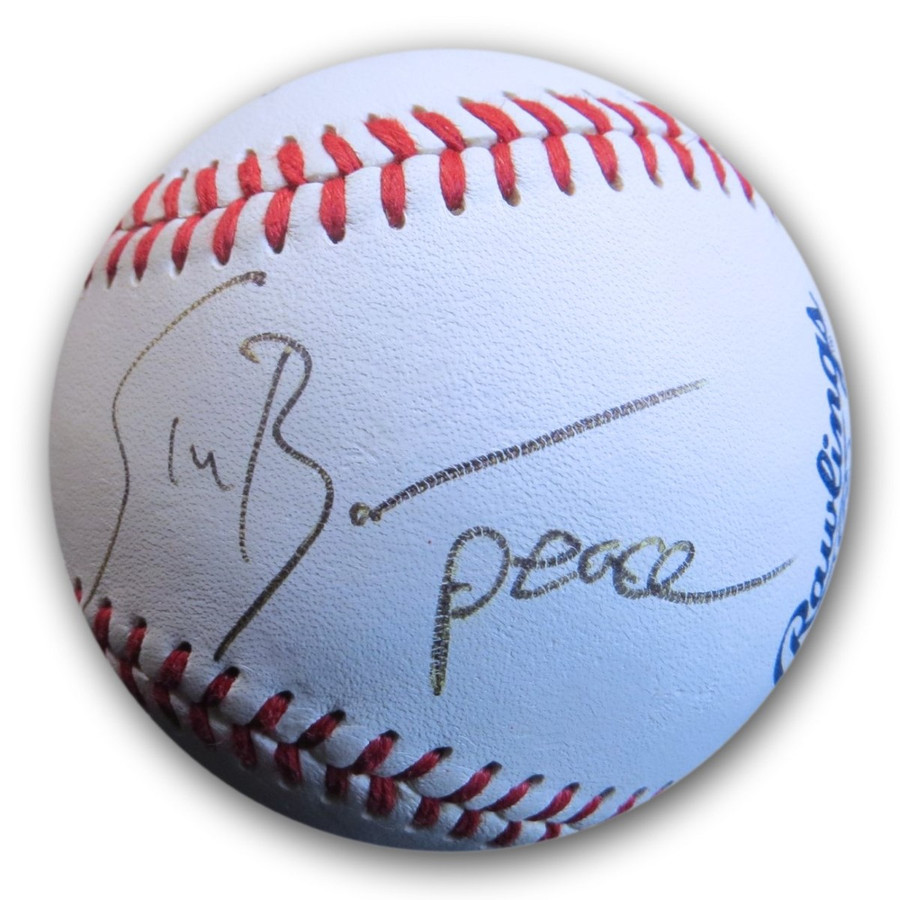 Sinbad Signed Autographed OML Baseball "Peace" Comedian GV900309