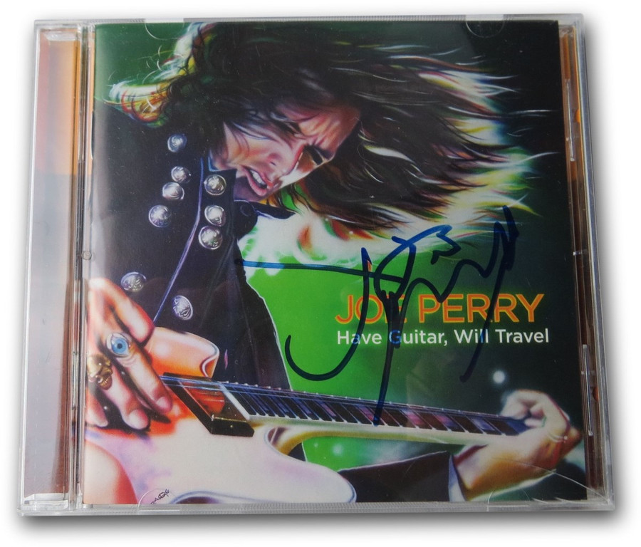 Joe Perry Signed Autographed CD Booklet Have Guitar, Will Travel JSA GG06055