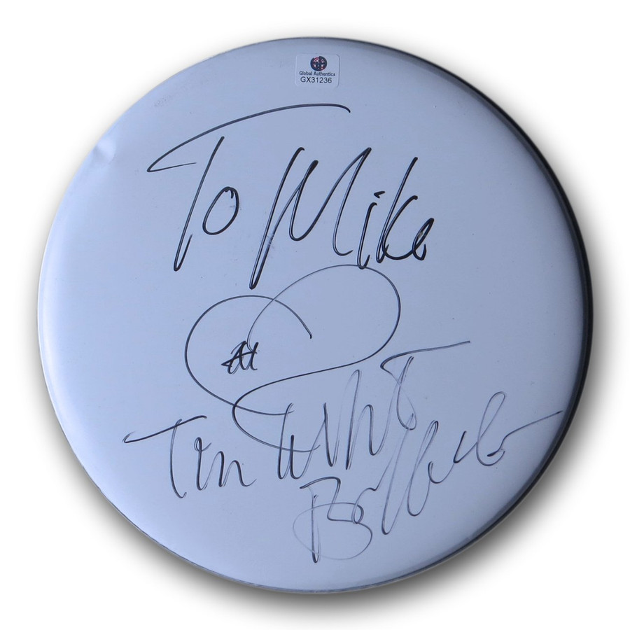 The White Buffalo Signed Autographed 8" Drumhead Jake Smith "To Mike" GX31236