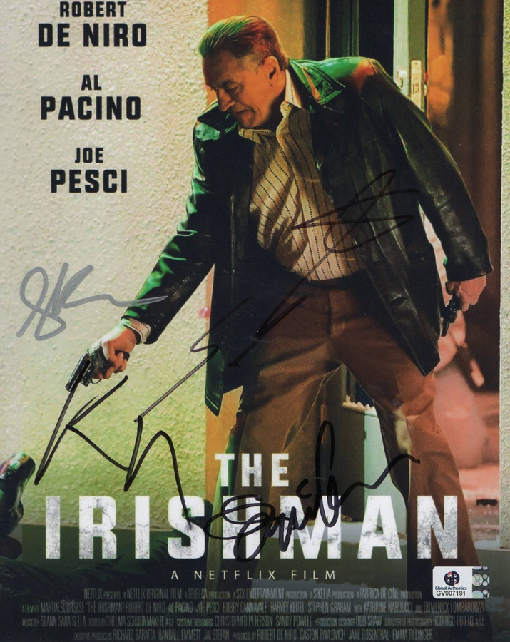 The Irishman Multi Autographed 11X14 Photo Winkler Kurtzuba Narducci GV907191