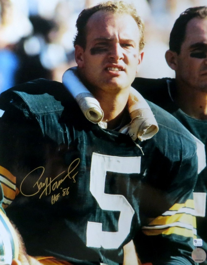 Paul Hornung Signed Autographed 16X20 Photo Green Bay Packers "HOF 86" GV407458