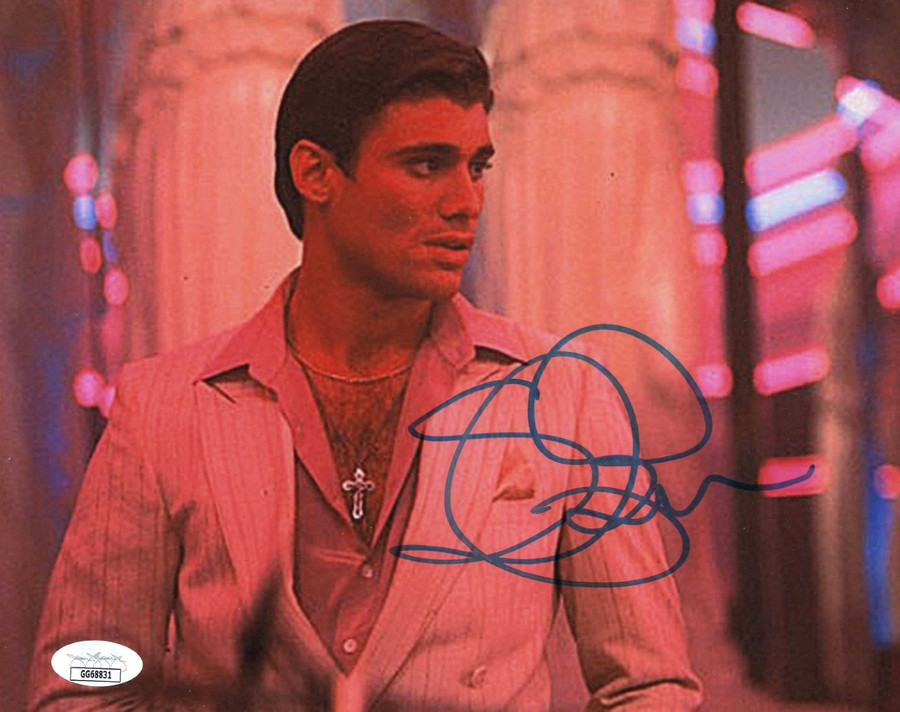 Steven Bauer Signed Autographed 8X10 Photo Scarface Pink Suit JSA GG68831