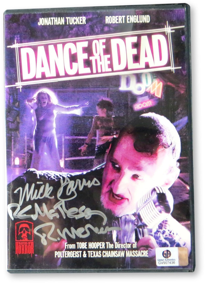 Dance of the Dead Multi Signed Autographed DVD Cover Garris Matheson GV907436