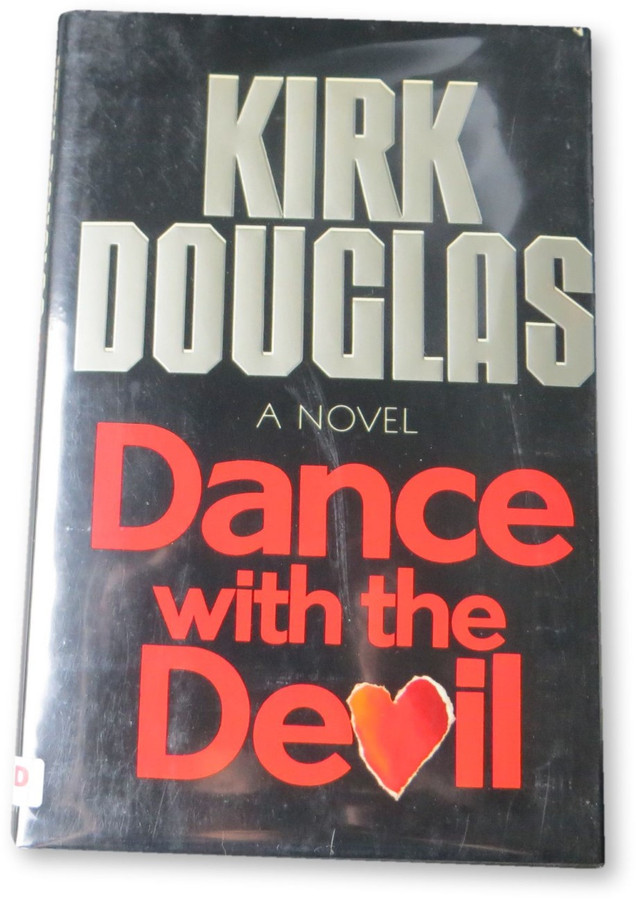 Kirk Douglas Signed Autographed Hardcover Book Dance with the Devil JSA HH36174