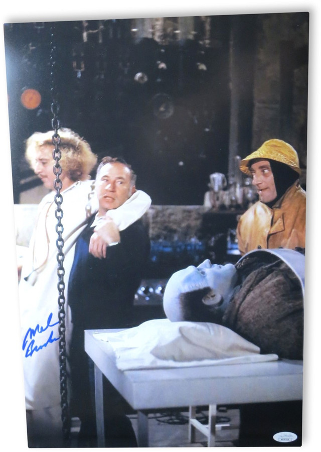 Mel Brooks Signed Autographed 12X18 Photo Young Frankenstein On Set JSA HH36216
