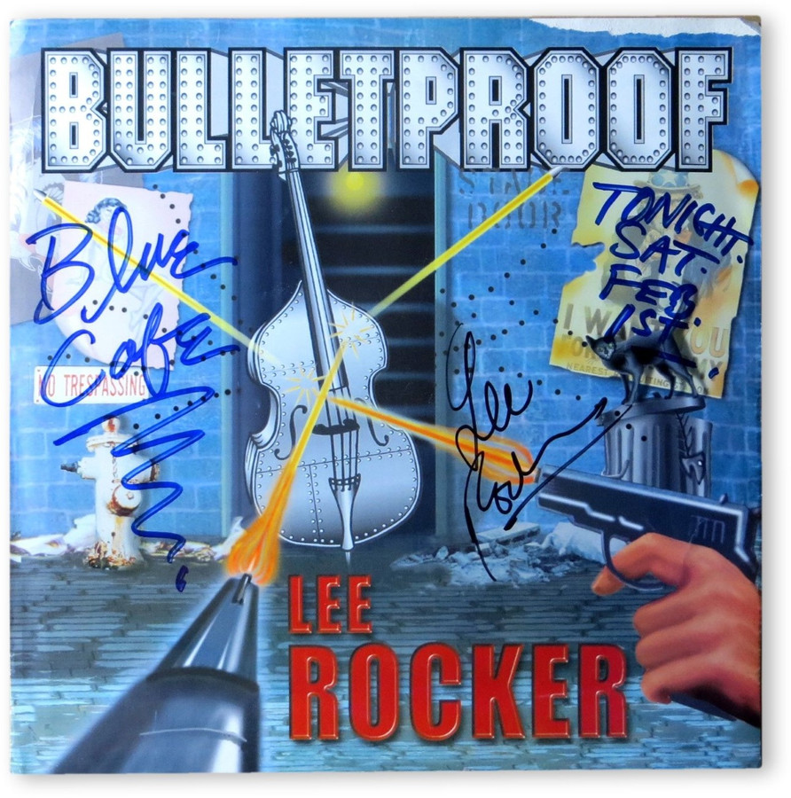 Lee Rocker Signed Autographed Promo Photograph Bulletproof JSA HH36300