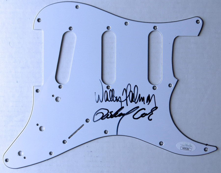 Wally Palmar Richard Cole Autographed Guitar Pickguard The Romantics JSA HH36284